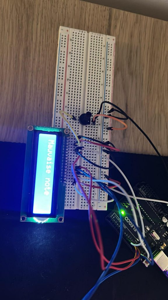 Capture d'écran du mini-jeu